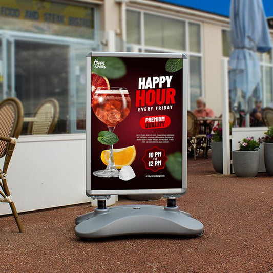 Forecourt Pavement Sign