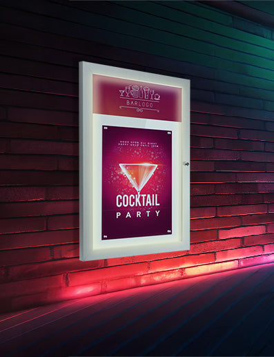 Illuminated Menu Case for A4 Poster