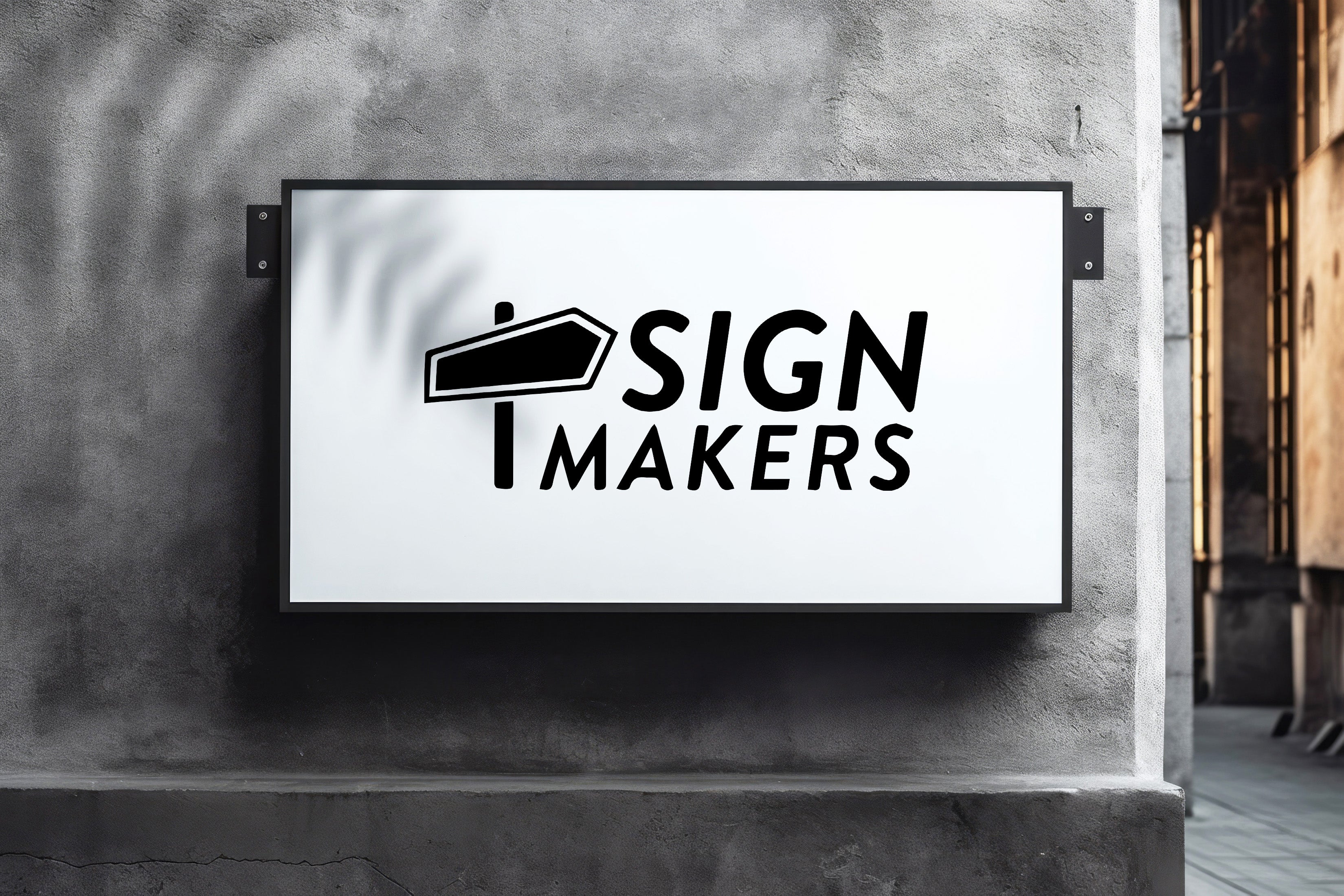 Black Metal LED Box – Sign Makers