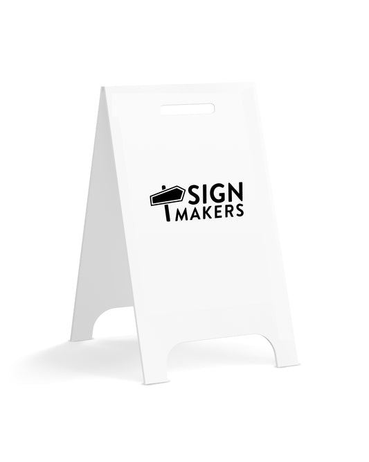 Pavement Display Sign (White)