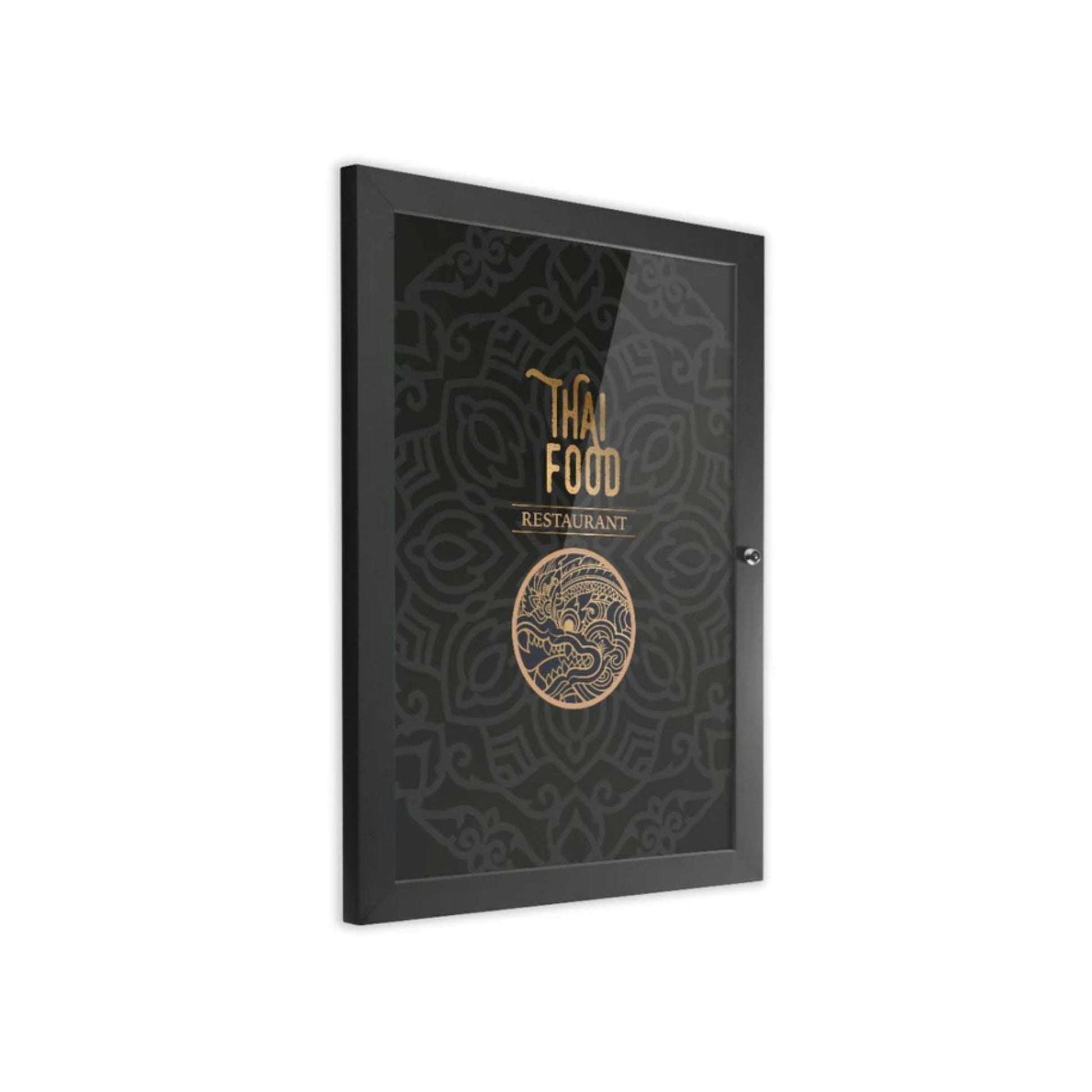 Poster display case designed for businesses in the UK, offering a durable and professional solution for advertising. Crafted by The Sign Makers, the best sign board manufacturer in the UK, to enhance visibility and attract customers.