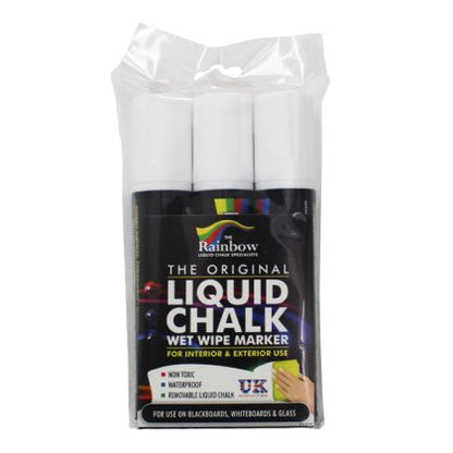 Thin white chalk pens for chalk boards